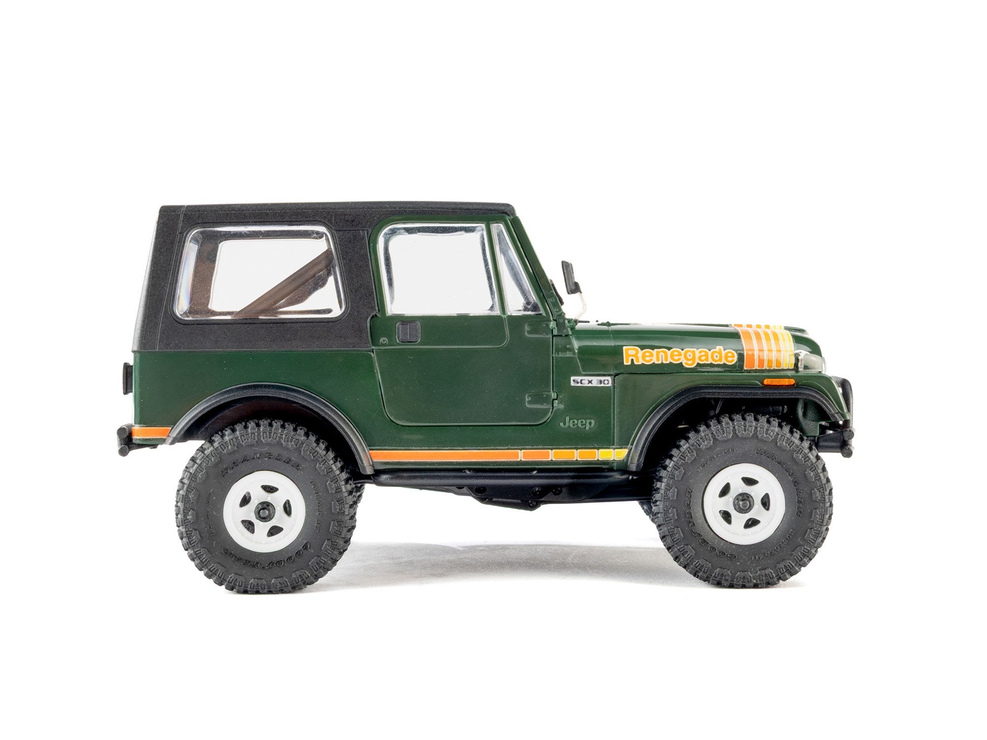 1/30 SCX30 Jeep CJ-7 Renegade 4X4 RTR, Green-5