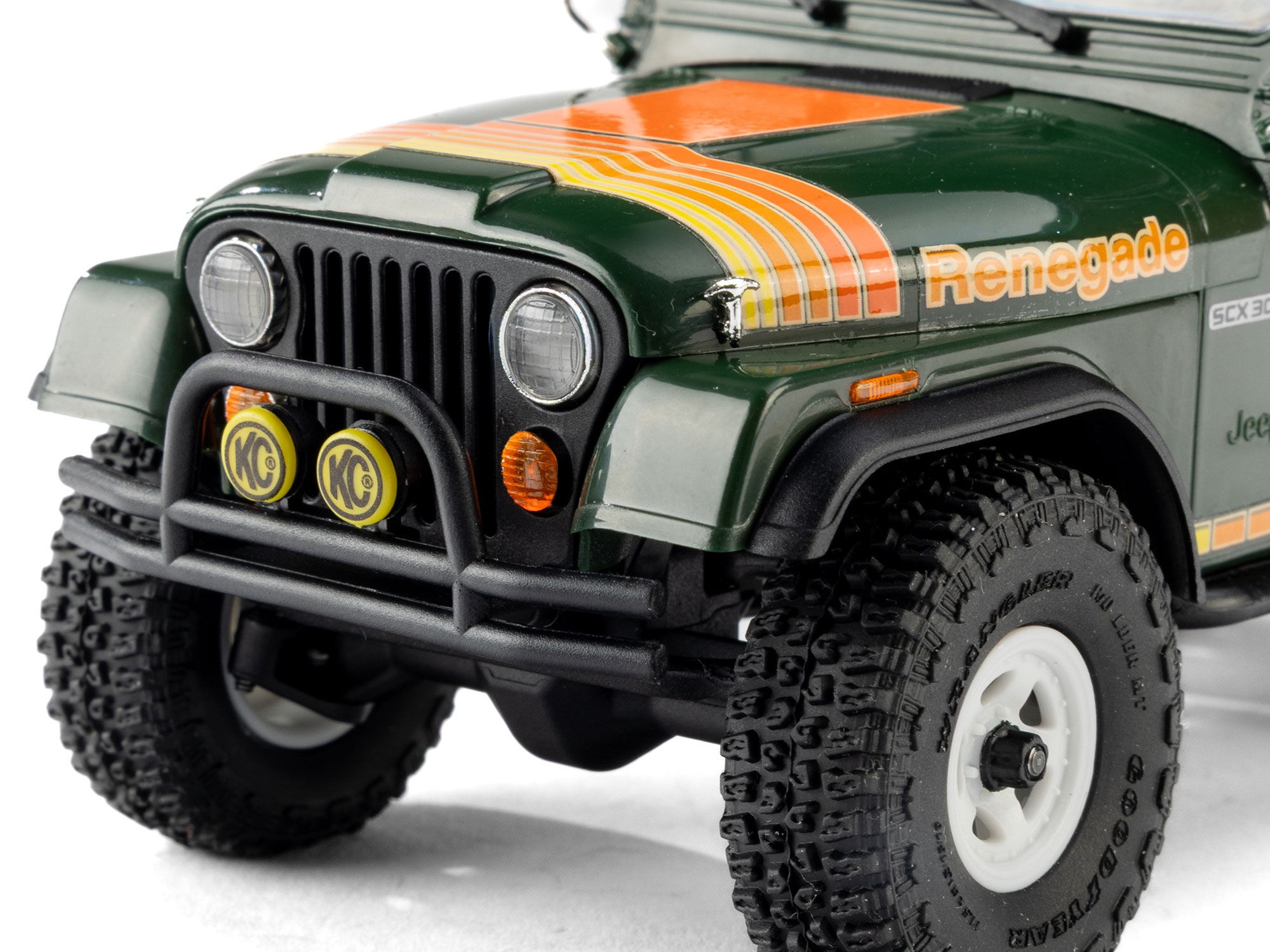 1/30 SCX30 Jeep CJ-7 Renegade 4X4 RTR, Green-17