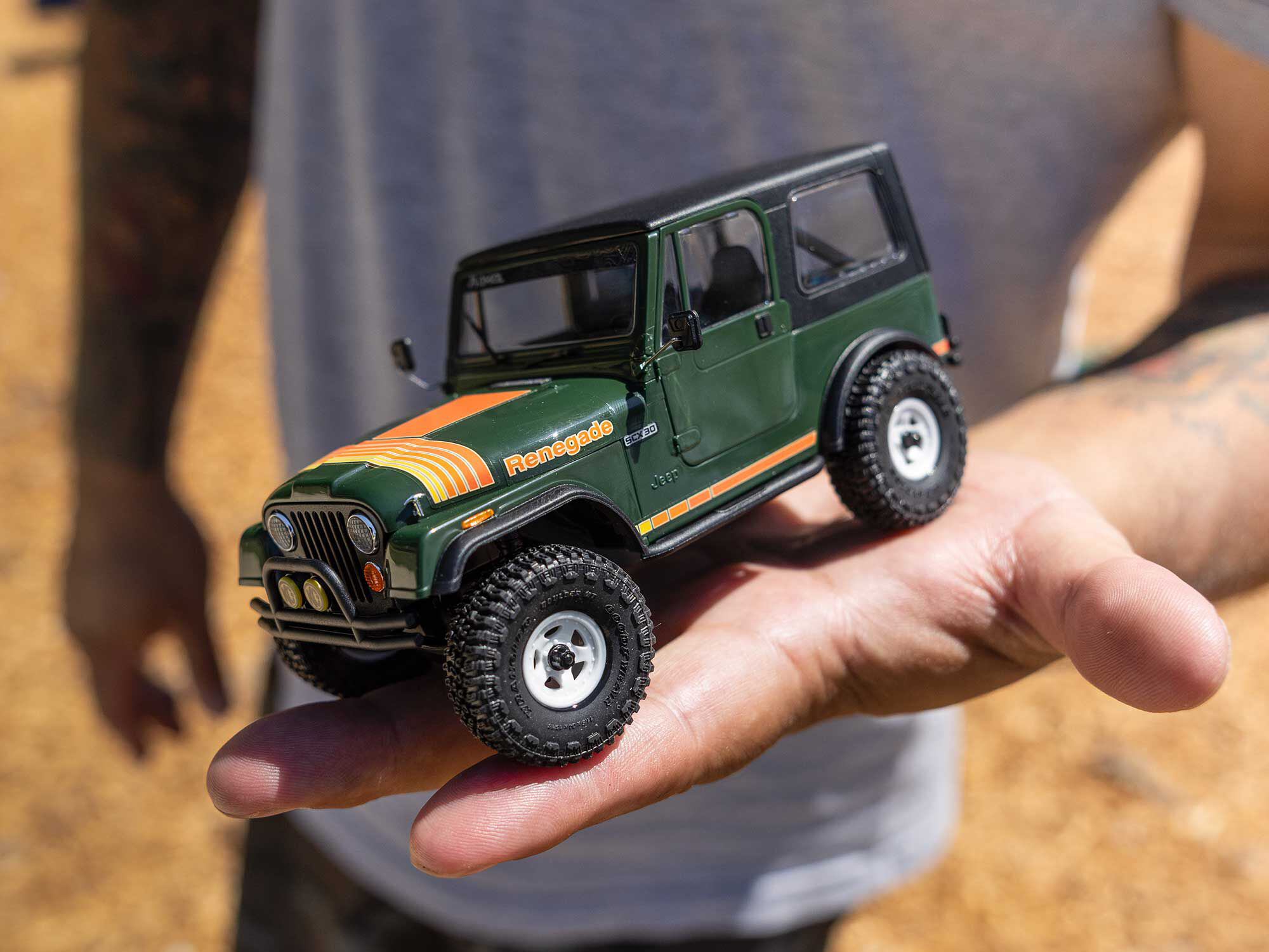 1/30 SCX30 Jeep CJ-7 Renegade 4X4 RTR, Green-18