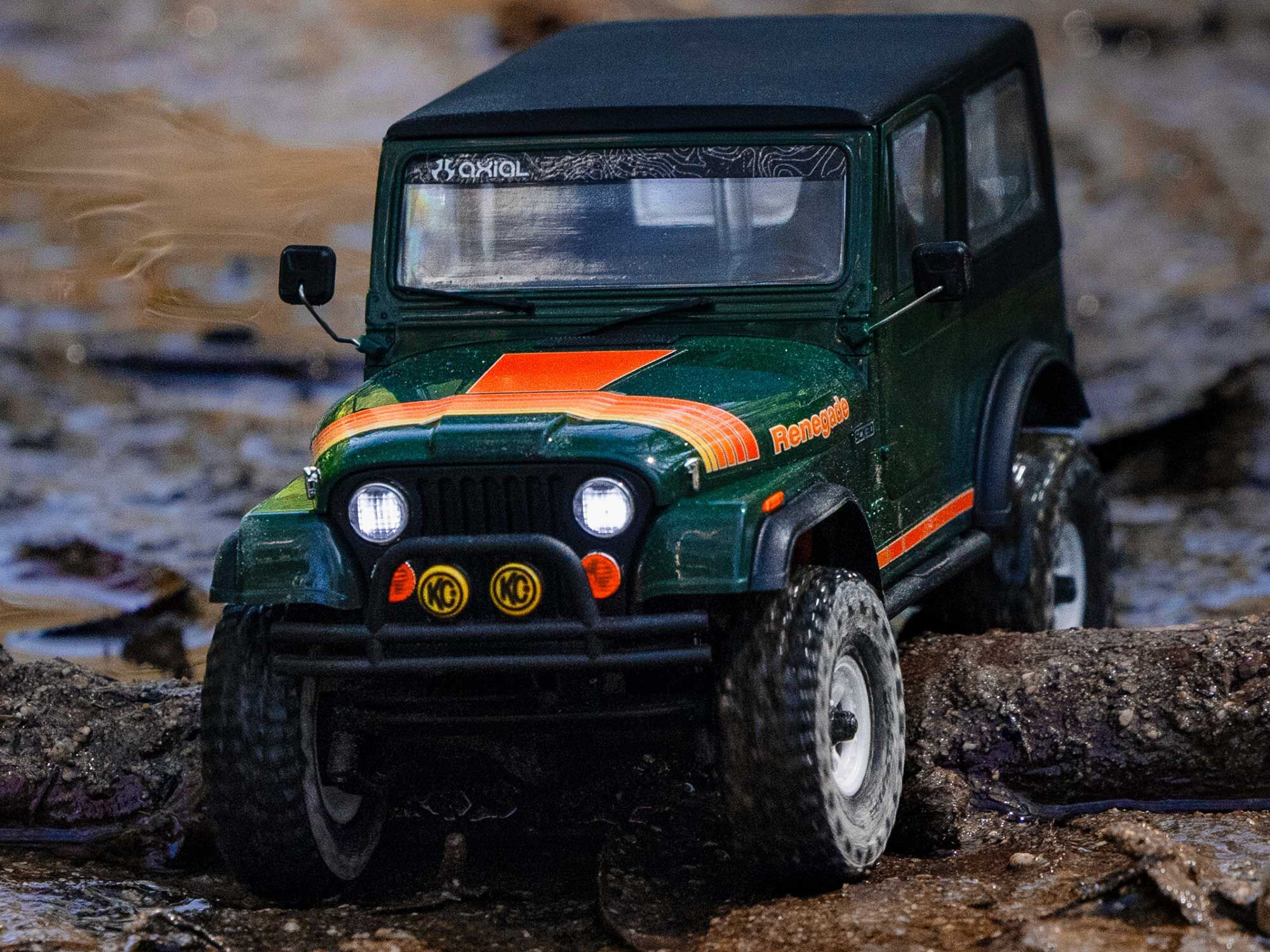 1/30 SCX30 Jeep CJ-7 Renegade 4X4 RTR, Green-20