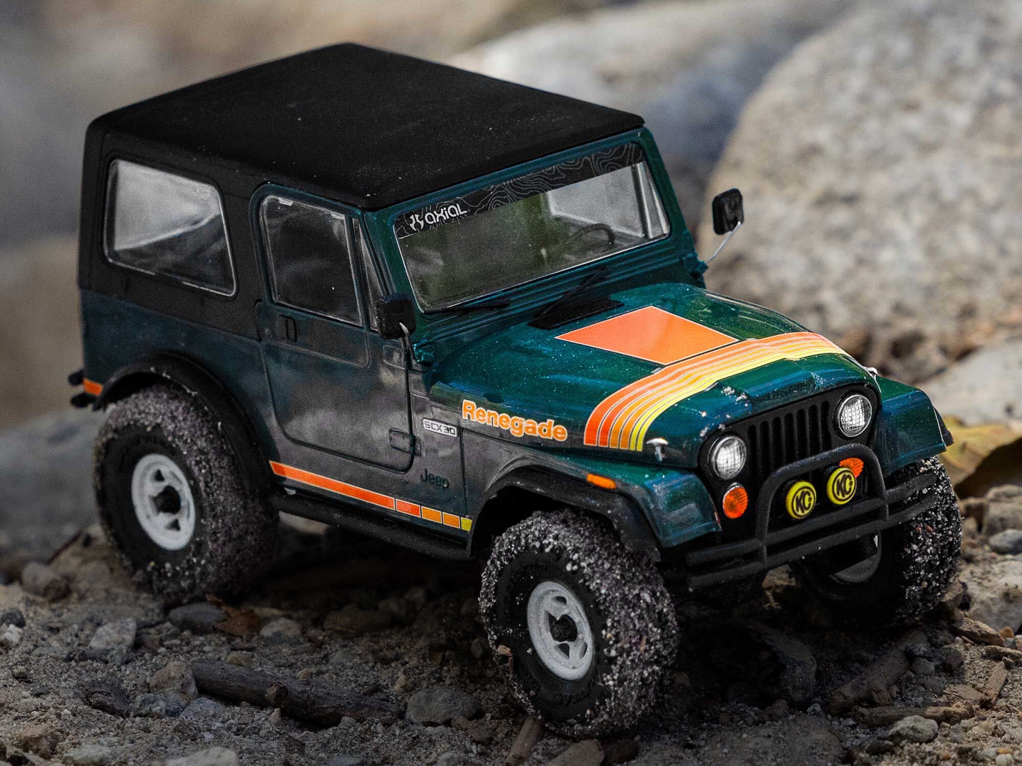 1/30 SCX30 Jeep CJ-7 Renegade 4X4 RTR, Green-21