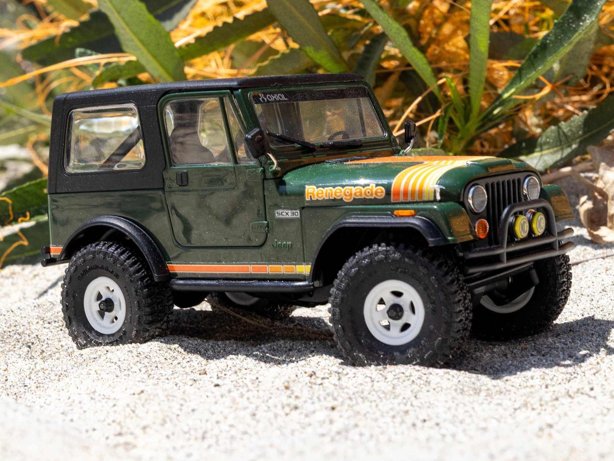 1/30 SCX30 Jeep CJ-7 Renegade 4X4 RTR, Green-22