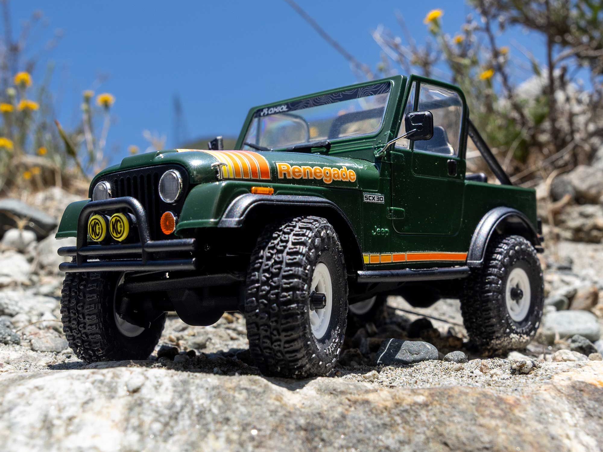1/30 SCX30 Jeep CJ-7 Renegade 4X4 RTR, Green-23