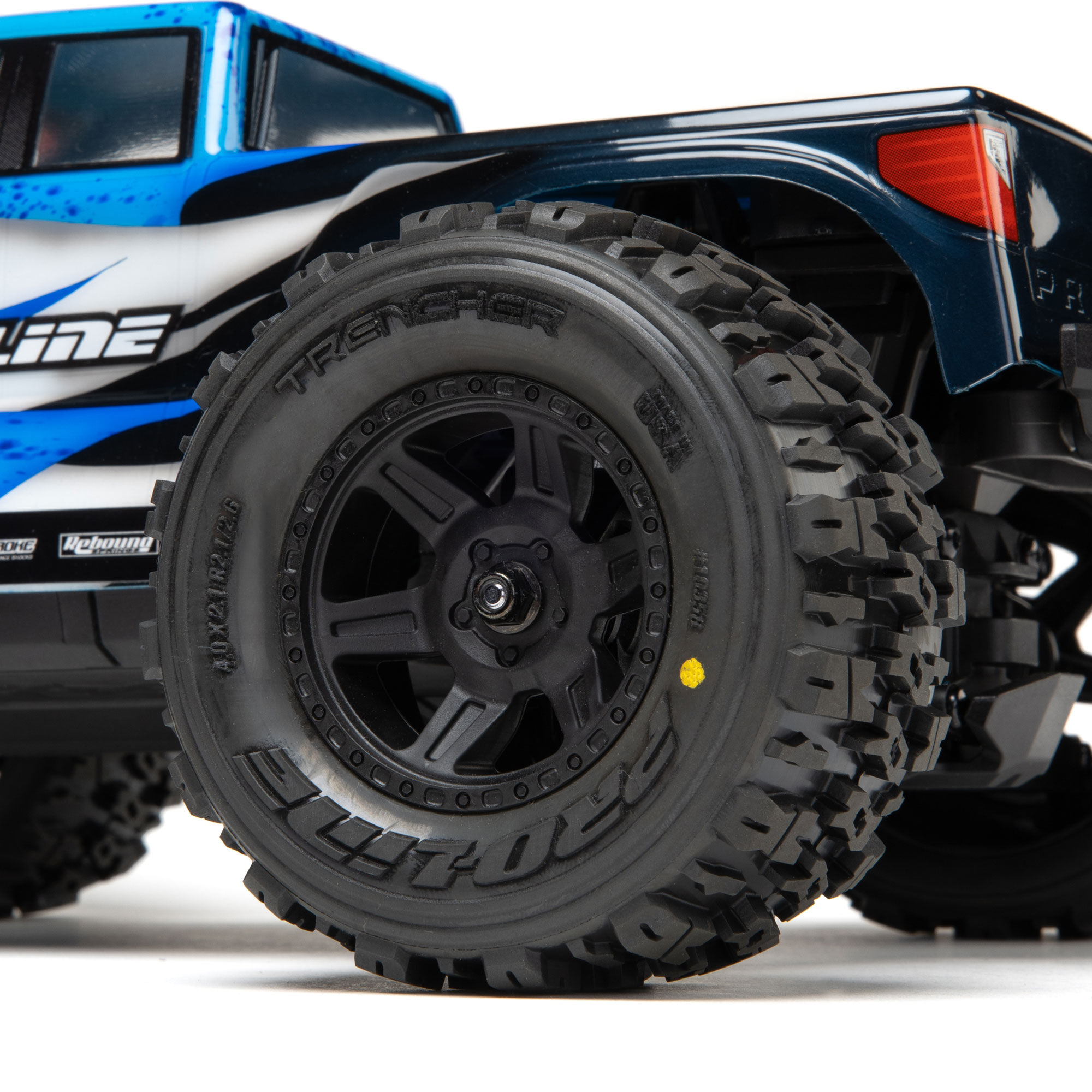 1/16 Trencher Front/Rear Tires Mounted Desperado 2.0 Wheels,-8