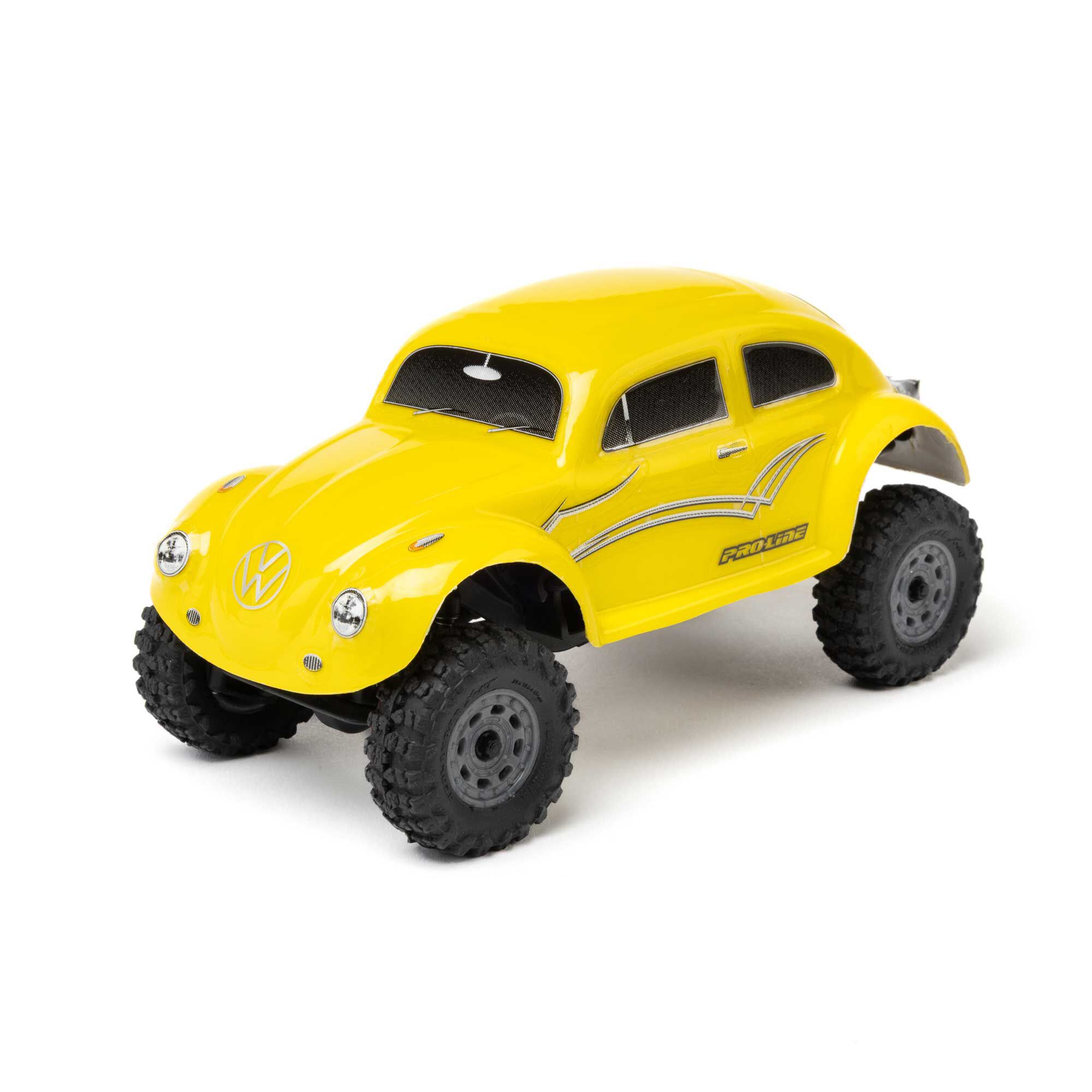 1/30 Pre-Cut Volkswagen Bug Body, Yellow: Axial SCX30-4