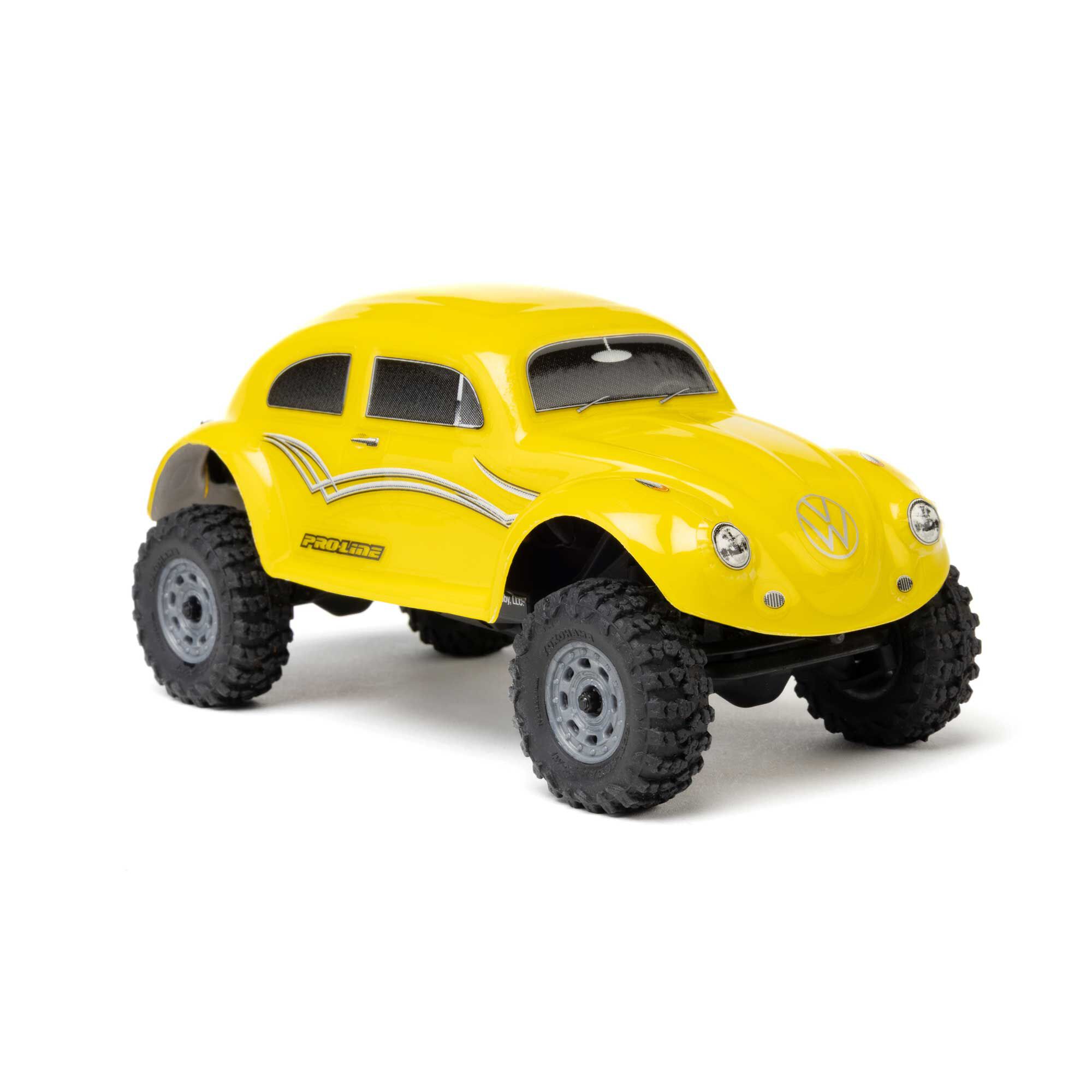1/30 Pre-Cut Volkswagen Bug Body, Yellow: Axial SCX30-7