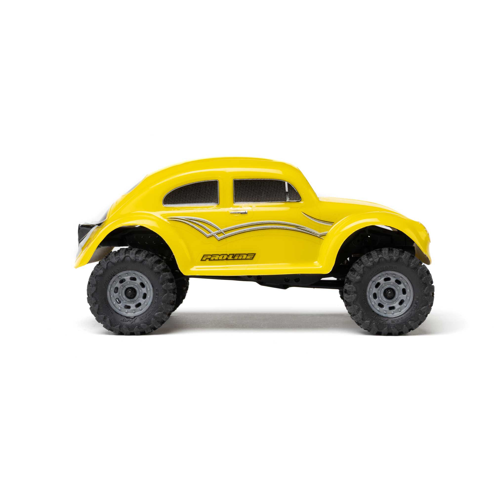 1/30 Pre-Cut Volkswagen Bug Body, Yellow: Axial SCX30-8