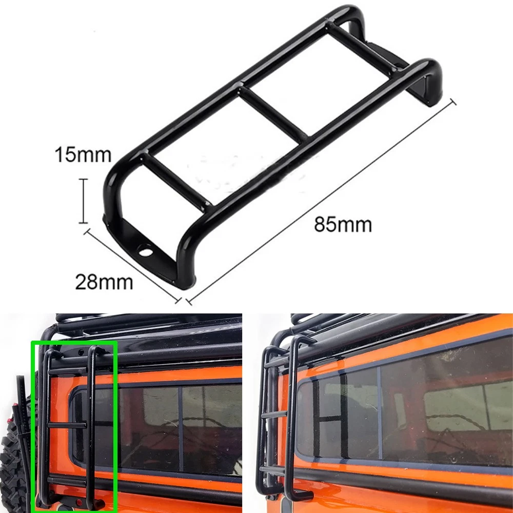 Black Metal Side Ladder For 1/10 RC Crawler