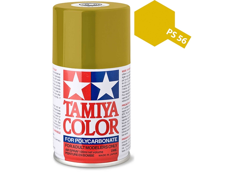Tamiya PS-56 Mustard Yellow Polycarbonate Spray Paint