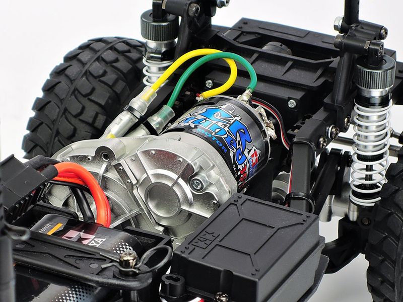 Tamiya CC-02 A Parts (Gear Box) Matte Plated-3