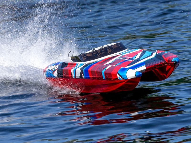 Traxxas DCB M41Catamaran 40in VXL Brushless TSM - Red R-3