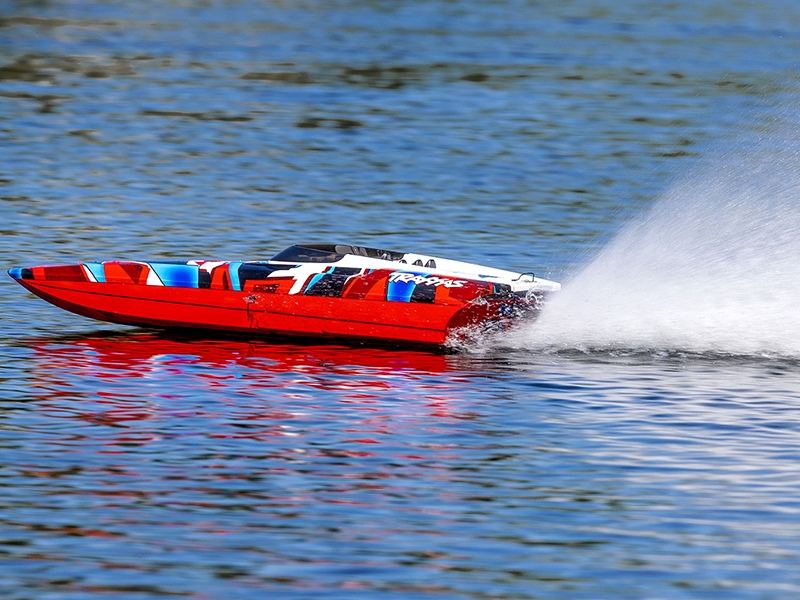 Traxxas DCB M41Catamaran 40in VXL Brushless TSM - Red R-4