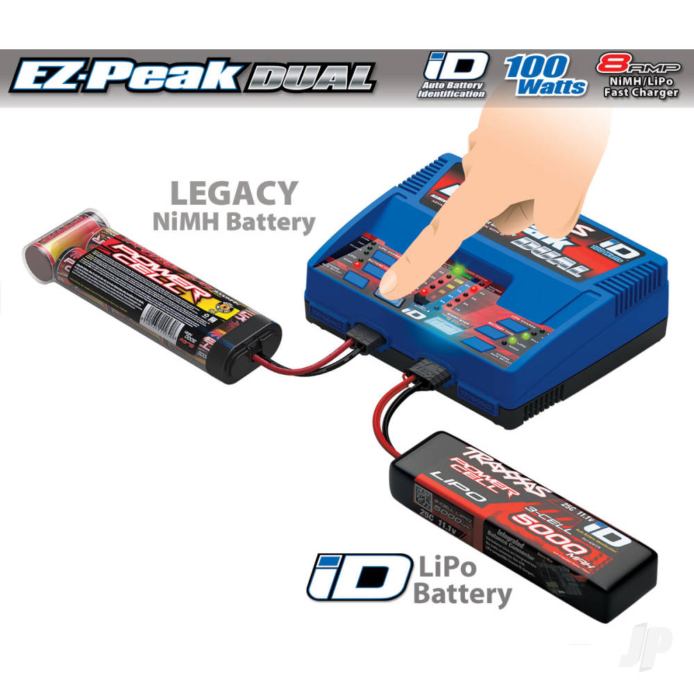 EZ-Peak Dual 100W NiMH/LiPo iD Charger-6