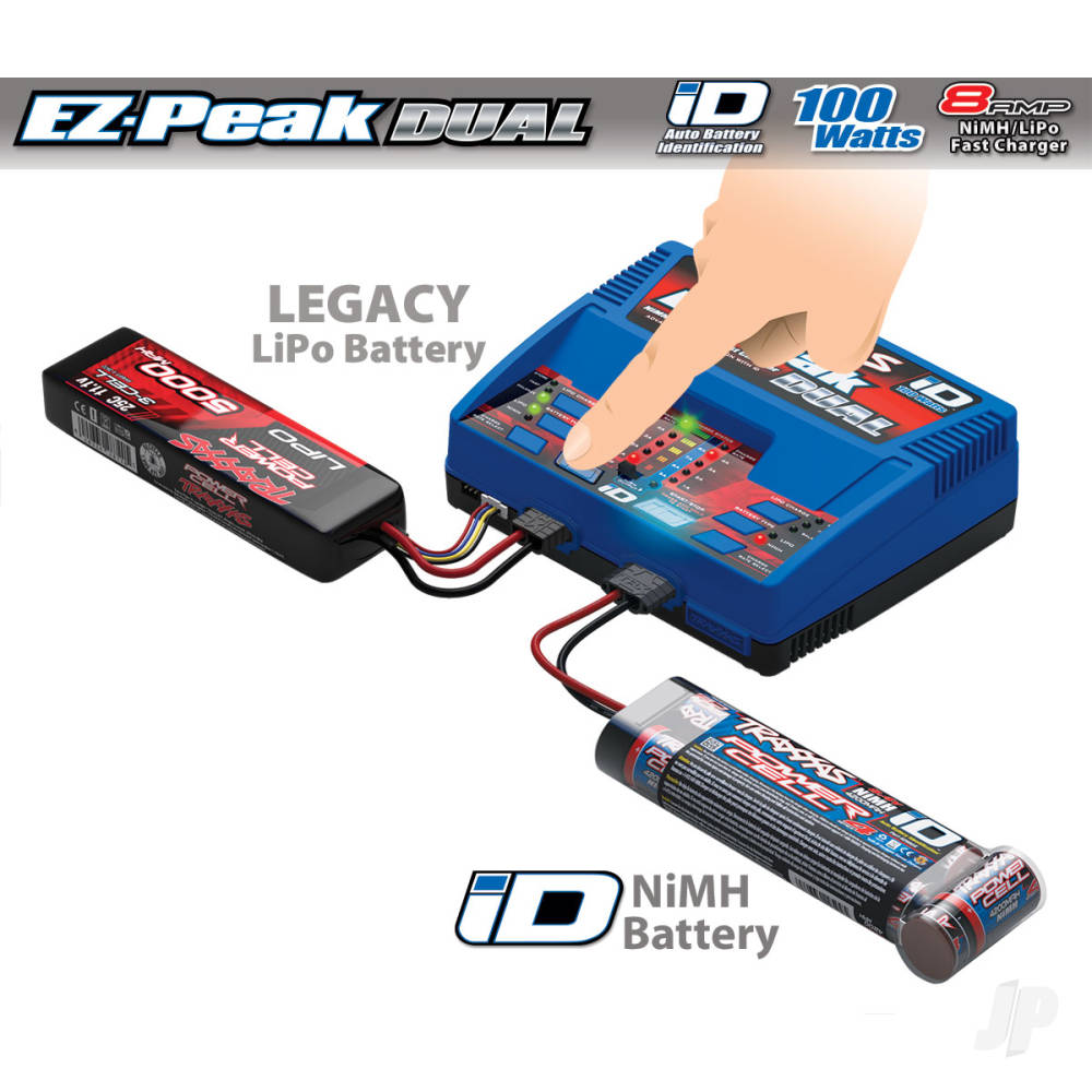 EZ-Peak Dual 100W NiMH/LiPo iD Charger-7