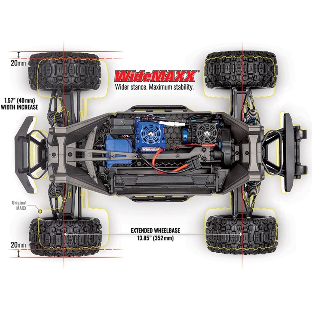 Traxxas WideMaxx Monster Truck - Rock N Roll-4