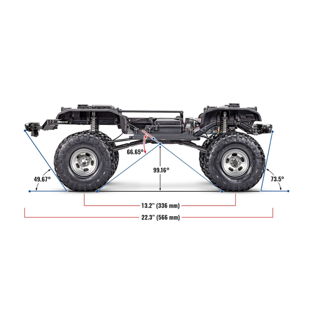 Traxxas TRX-4 Ford F-150 Ranger XLT High Trail Edition 1:10 Trail Crawler - Brown-5