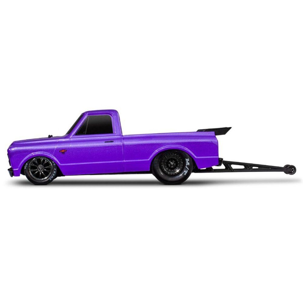 Traxxas Drag Slash 1:10 2WD Brushless Electric RTR Drag Racing Truck, Ultra Violet