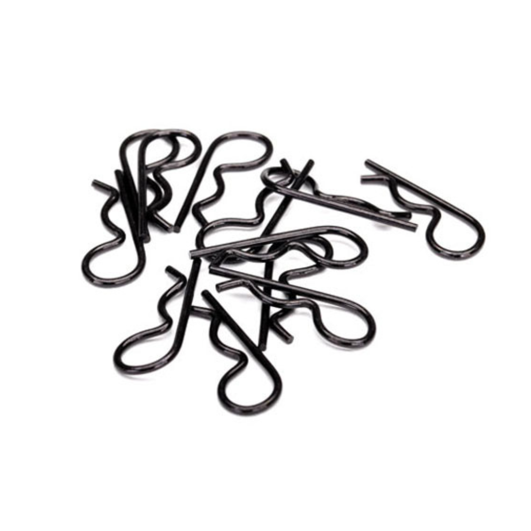 Traxxas Heavy Duty Body Clips - Black (12)