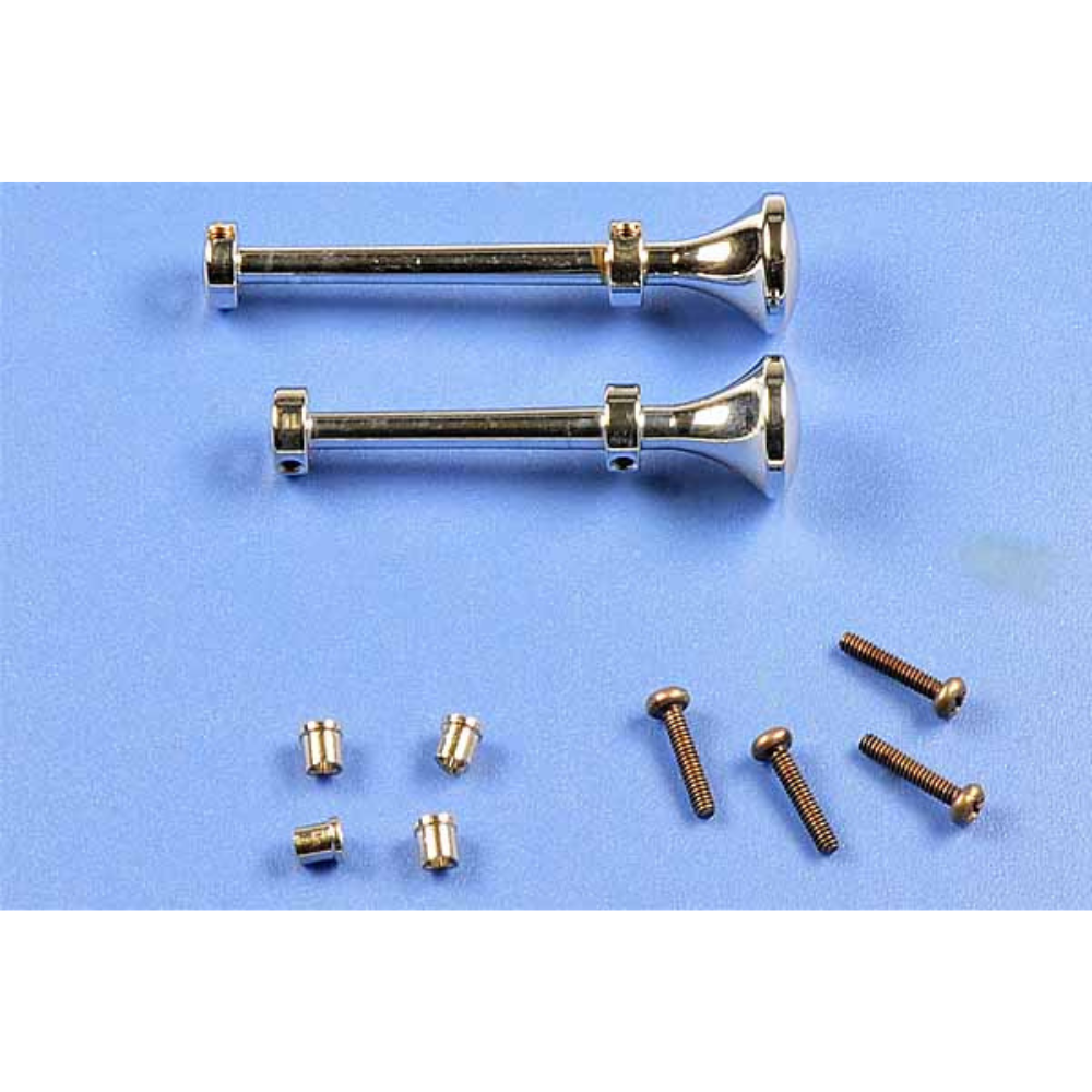Carson 1:14 Air Horn-Set long/short chr.brass