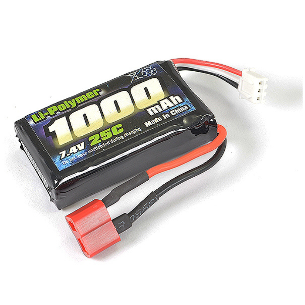 FTX Tracer Brushless LiPo 7.4v 1000mAh 25C (T-Plug)