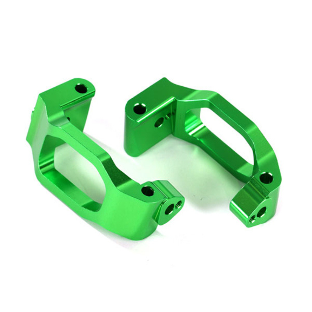 Traxxas Maxx Aluminium Caster Blocker (C-Hubs) Left/ Right Anodized - Green