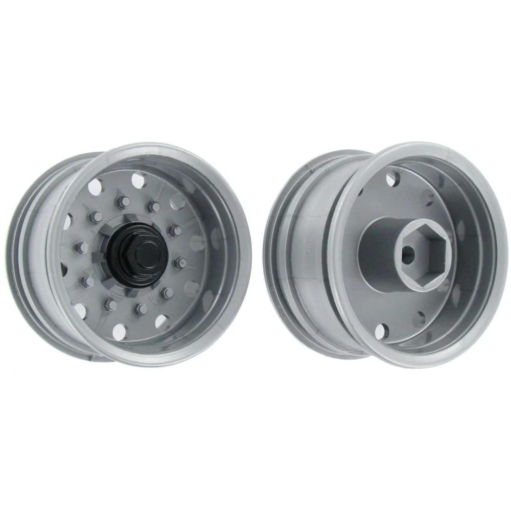 Carson 1:14 Trailer Wheel Wide -  Silver