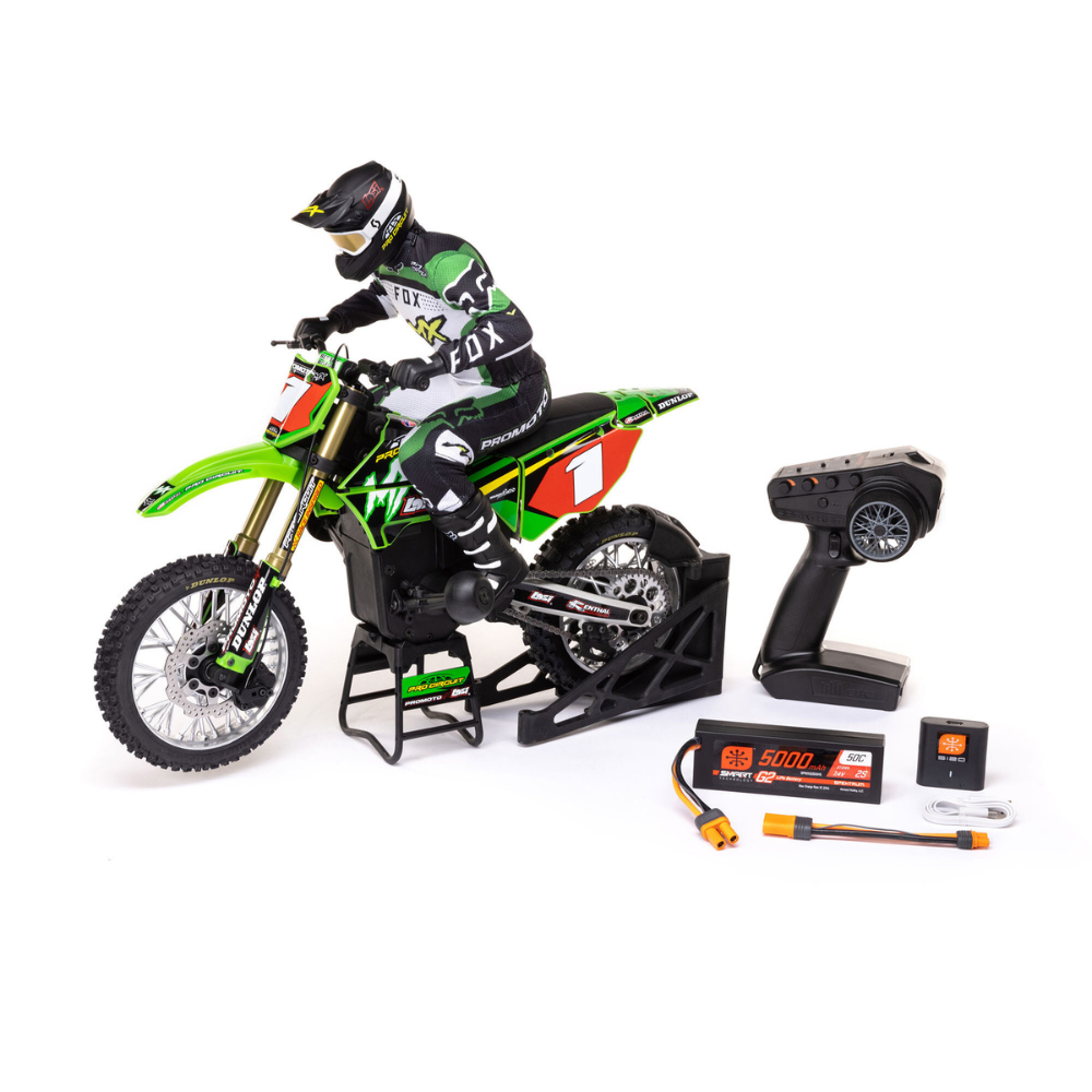 Losi Promoto-MX Motorcycle RTR 1/4 with Battery and Charger, Pro-2