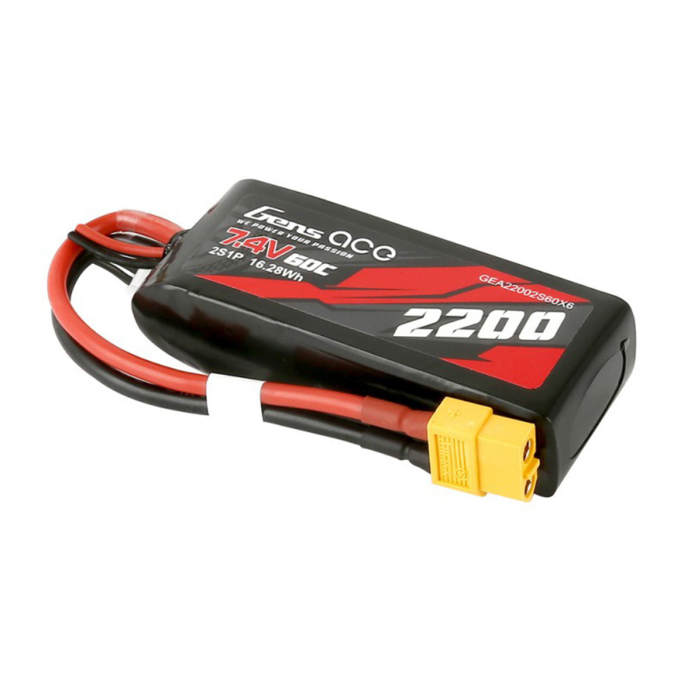 Gens Ace Li-Po Car 2S 7.4V 5000mah 60C with XT60