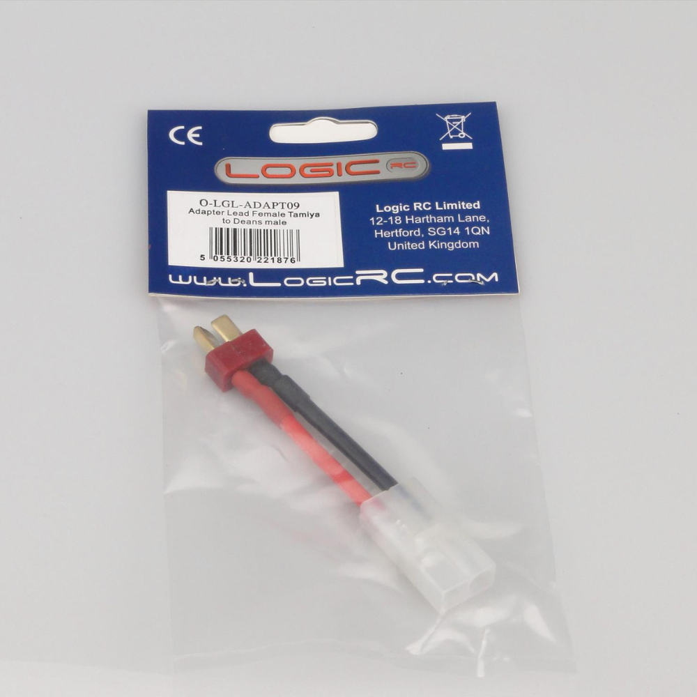 Logic RC Adapter Lead Female Tamiya to Deans Male