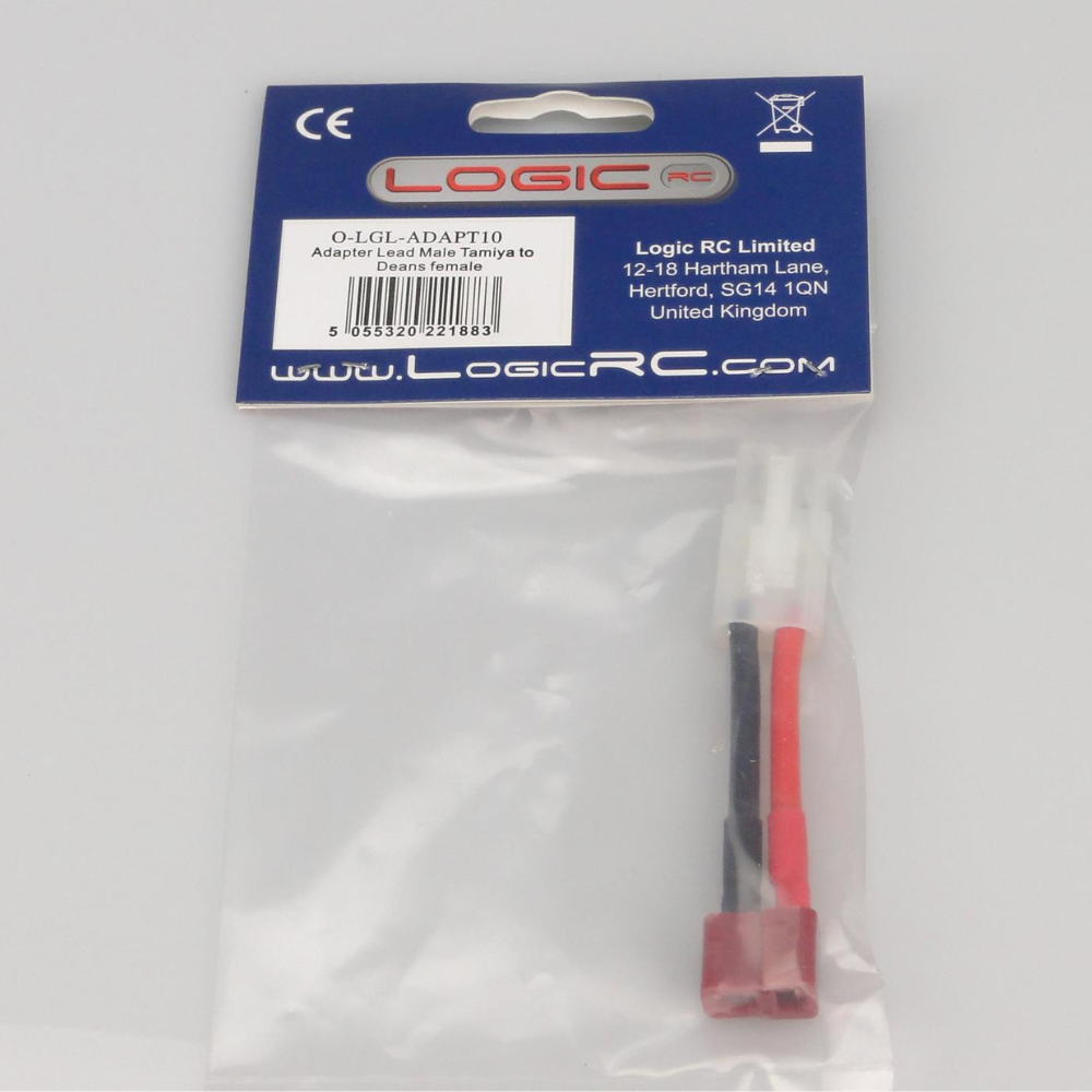 Logic RC Adapter Lead Male Tamiya to Deans Female