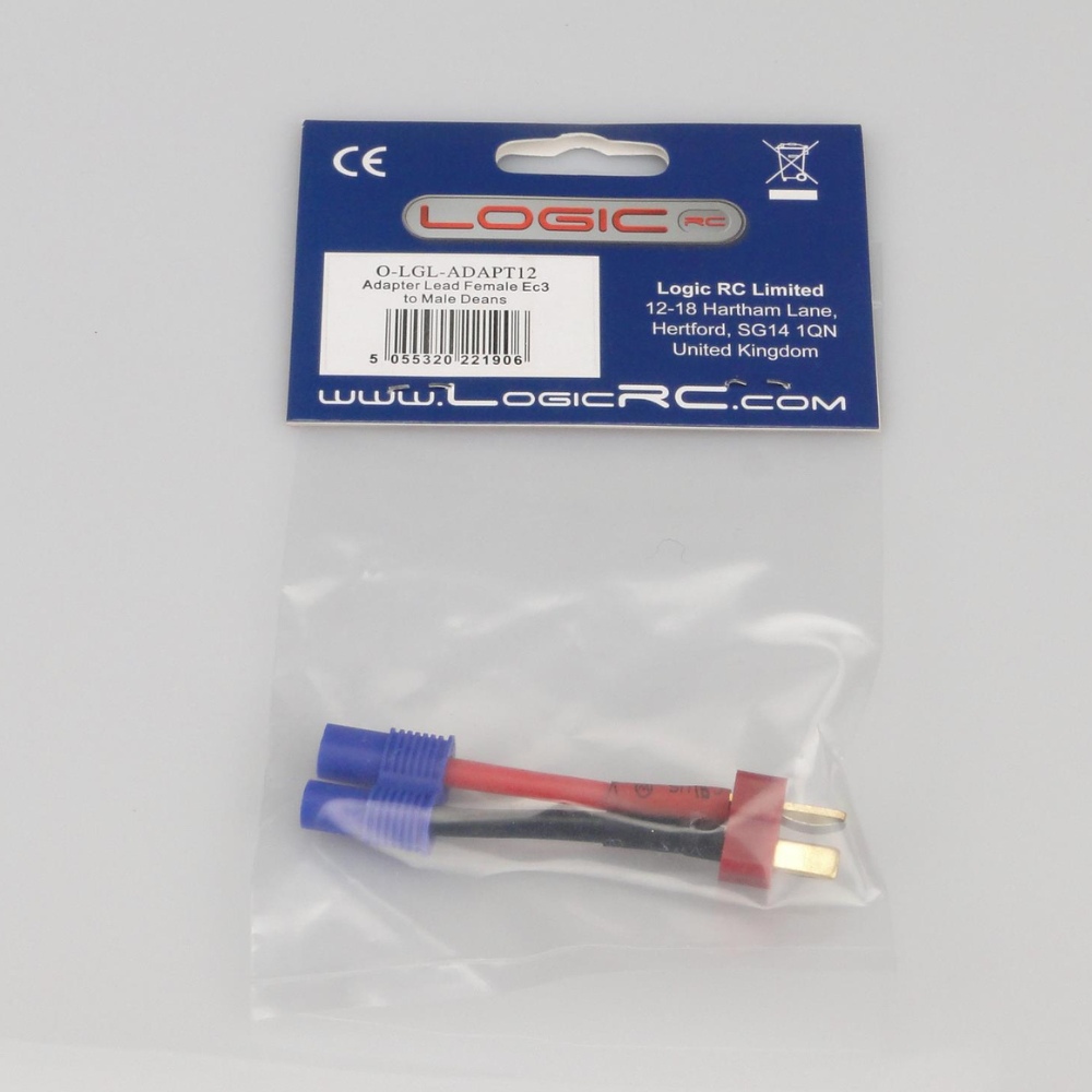 Logic RC Adapter Lead Female EC3 to Deans Male