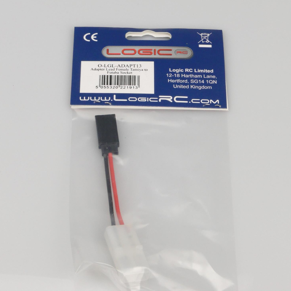 Logic RC Adapter Lead Female Tamiya to Futaba Socket