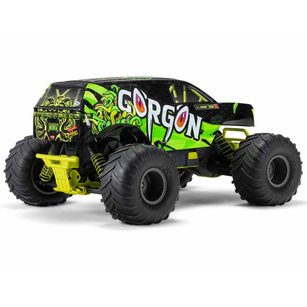 Arrma Gorgon MT RTR w/8.4v Batt/USB Charger Yellow-4