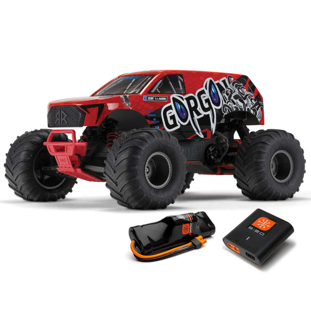 Arrma Gorgon MT RTR w/8.4v Batt/USB Charger Red