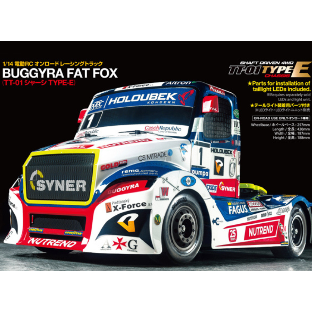 Tamiya Buggyra Fat Fox (Freightliner) - TT-01E-7