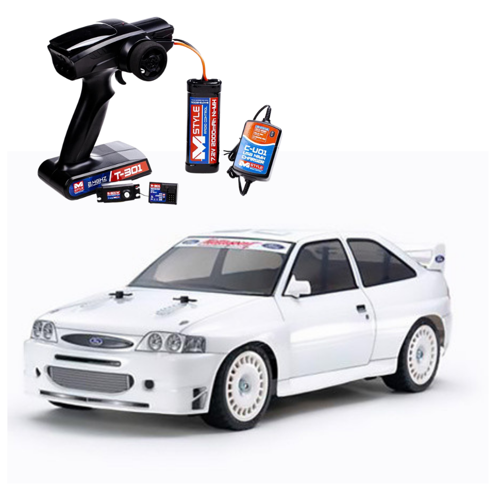 tamiya-ford-escort-custom-1998-tt-02-rc-equipment-bundle