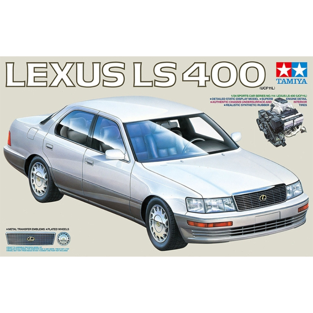 Tamiya 1/24 Lexus LS 400 (UCF11L)-2
