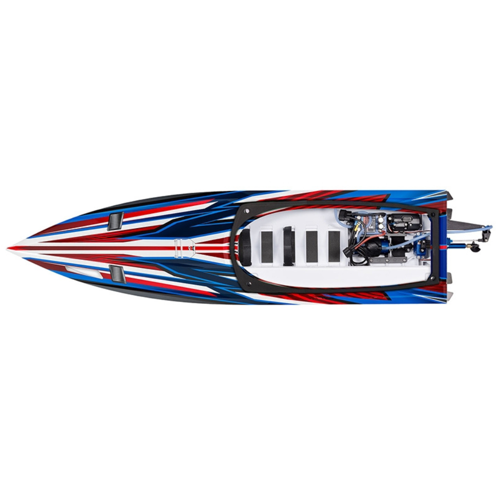 Traxxas Spartan SR VXL 1:10 36in Electric Brushless Race Boat - Red-4