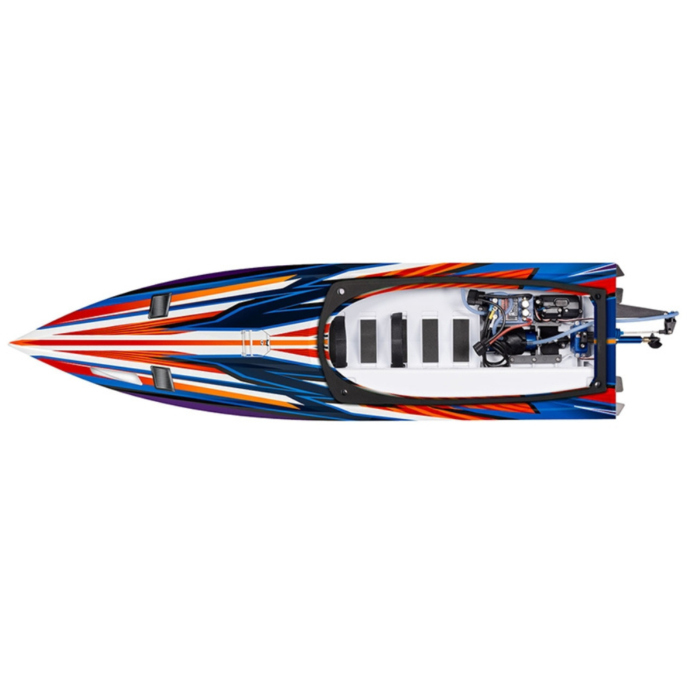 Traxxas Spartan SR VXL 1:10 36in Electric Brushless Race Boat - Orange-4