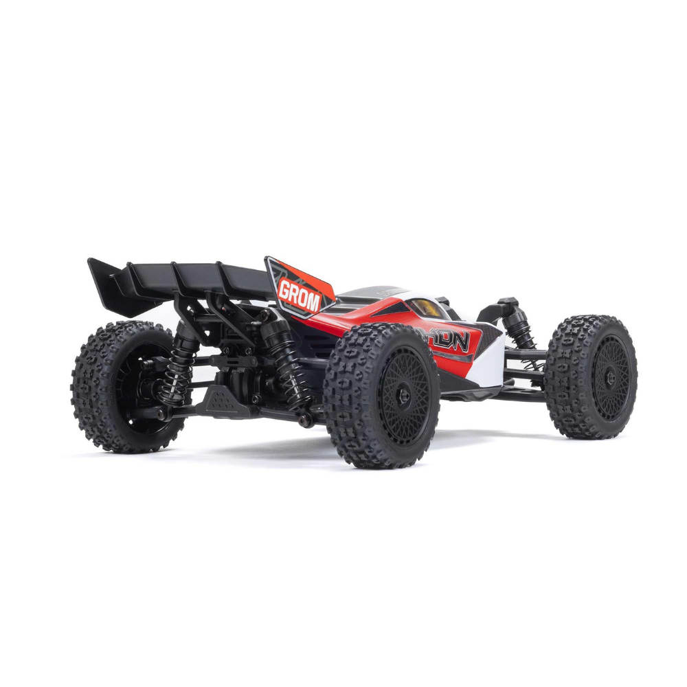 Arrma 1/18 TYPHON GROM MEGA 380 Brushed 4x4 Buggy RTR - Red/White-4
