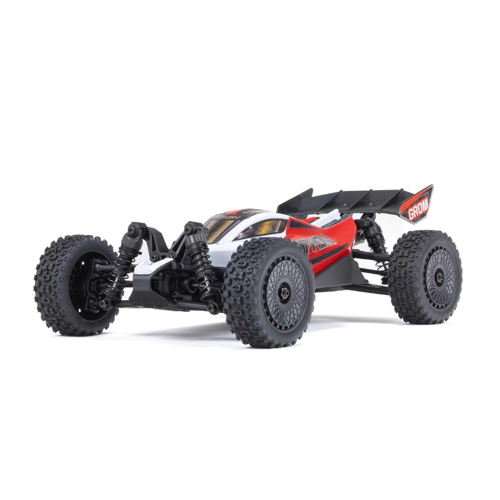 Arrma 1/18 TYPHON GROM MEGA 380 Brushed 4x4 Buggy RTR - Red/White-5