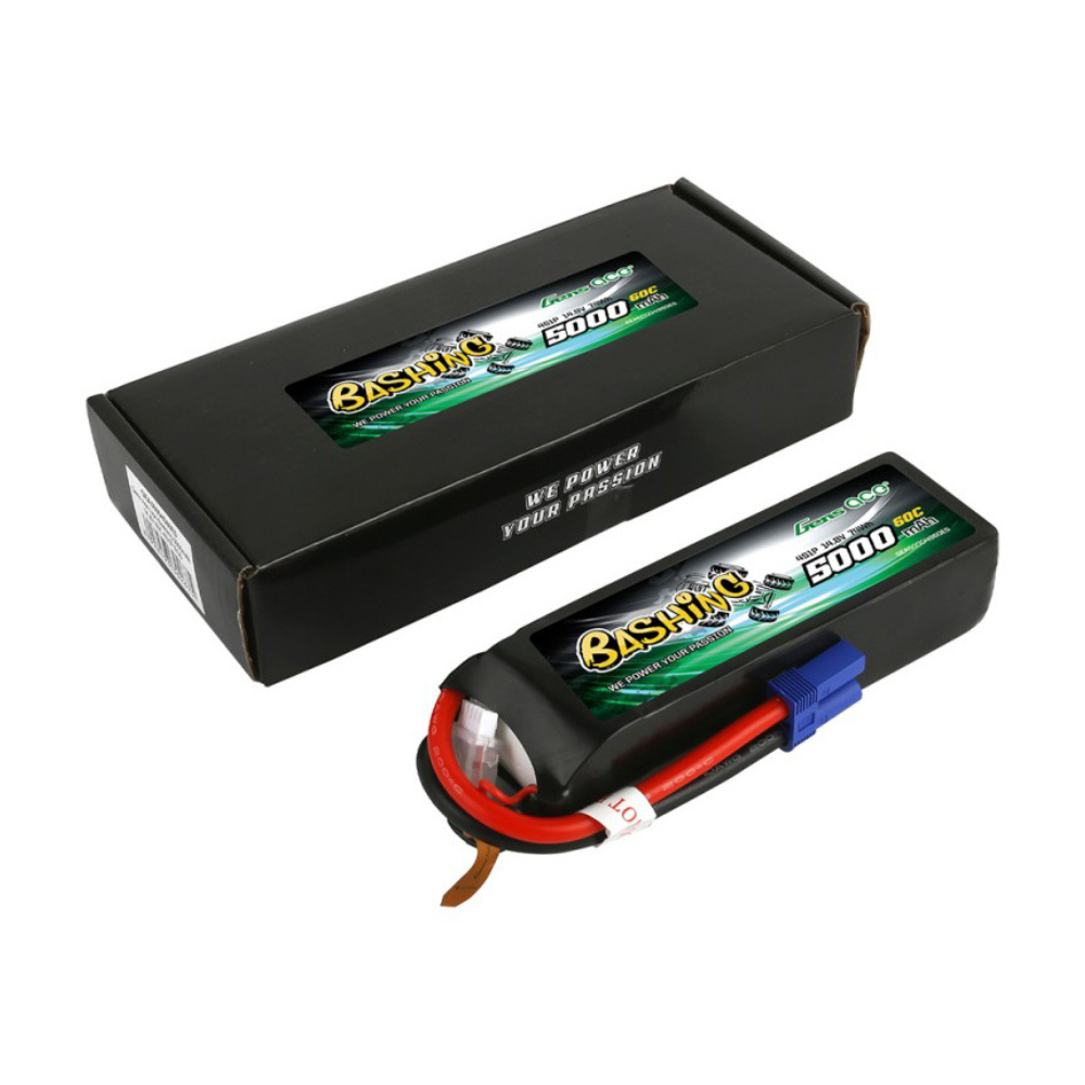 Gens Ace LiPo Car 4S 14.8V 5000mAh 60C with EC5-3