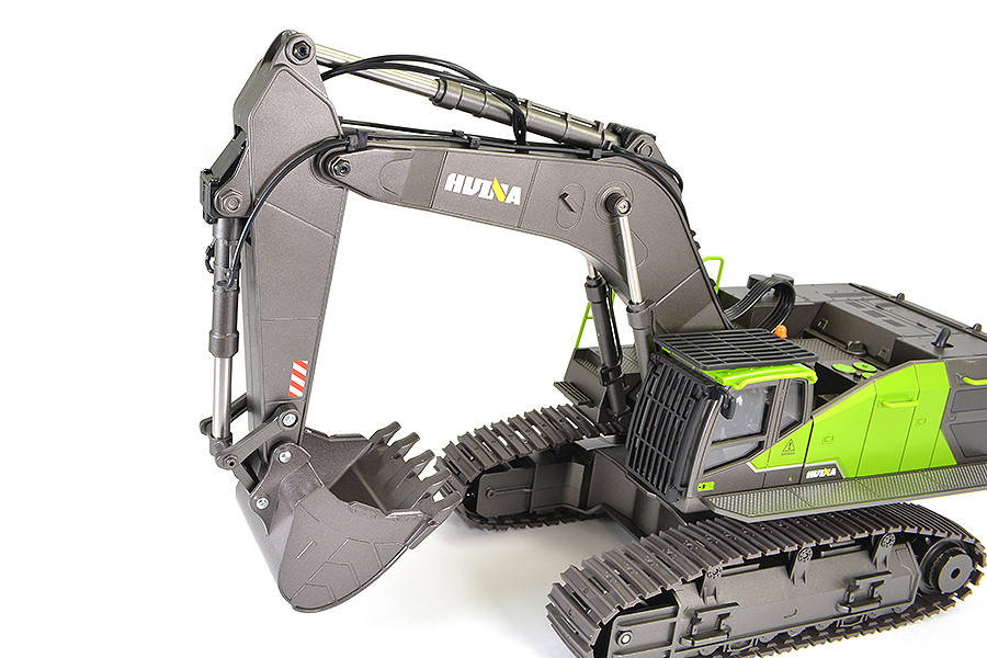 HuiNa 1/14 Excavator Die Cast Cab/ Bucket, Hi-Torque DIG System-4