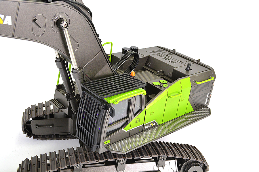 HuiNa 1/14 Excavator Die Cast Cab/ Bucket, Hi-Torque DIG System-7