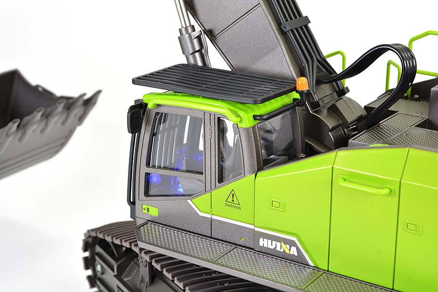 HuiNa 1/14 Excavator Die Cast Cab/ Bucket, Hi-Torque DIG System-8