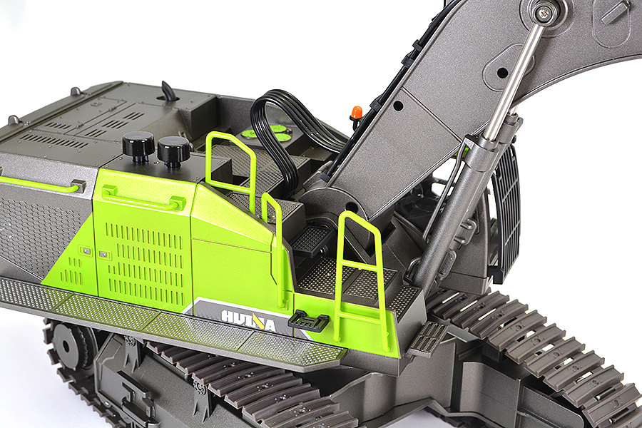 HuiNa 1/14 Excavator Die Cast Cab/ Bucket, Hi-Torque DIG System-9