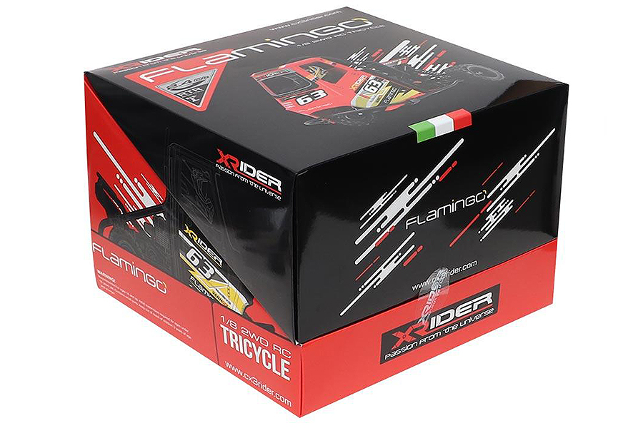X-Rider Flamingo 1/8 RC Tricycle RTR - Red-4