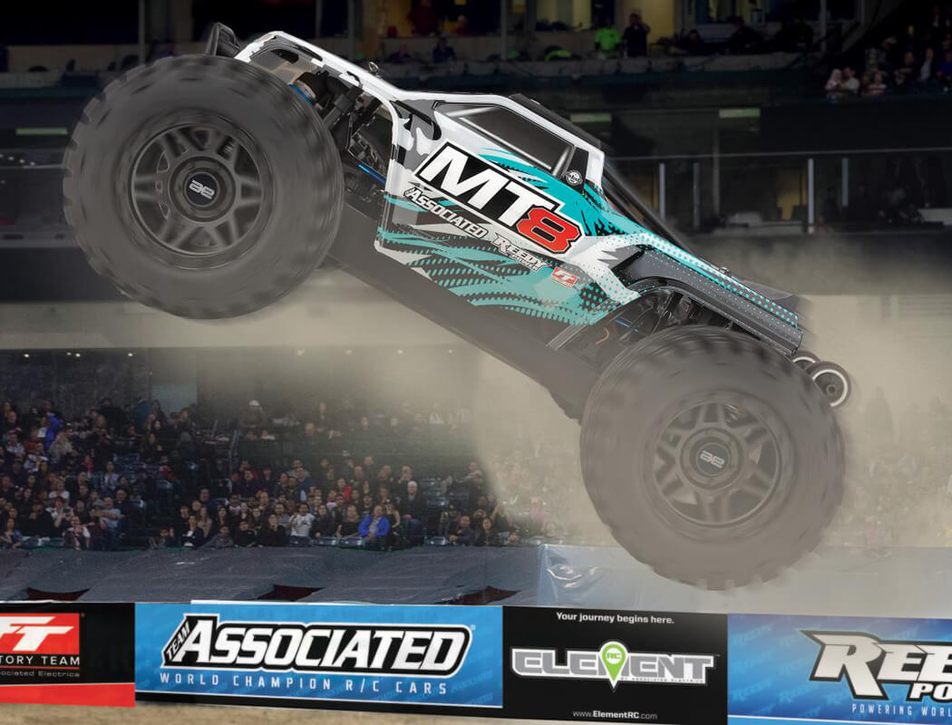 Associated Rival MT8 RTR Truck Brushless 6s - Teal-12