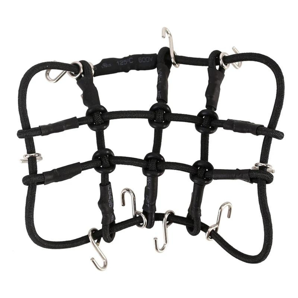 INJORA Mini Scale Accessories For 1/24 1/18 RC Crawlers Black Cargo Net