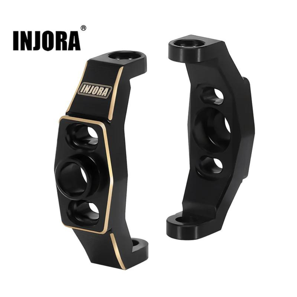 injora-brass-adjustable-caster-blocks-clockable-c-hub-carriers-for-1-18-trx4m